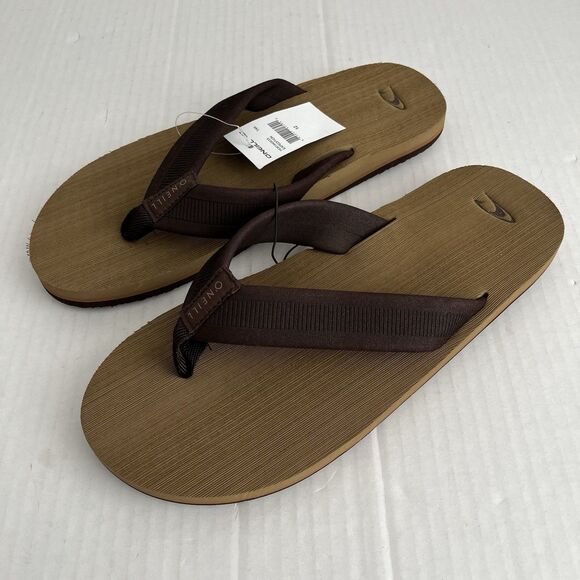 O\'Neill Men\'s Expedition Flip Flops Tan/Brown Lightweight Foam Sandals Size 12 main image 7